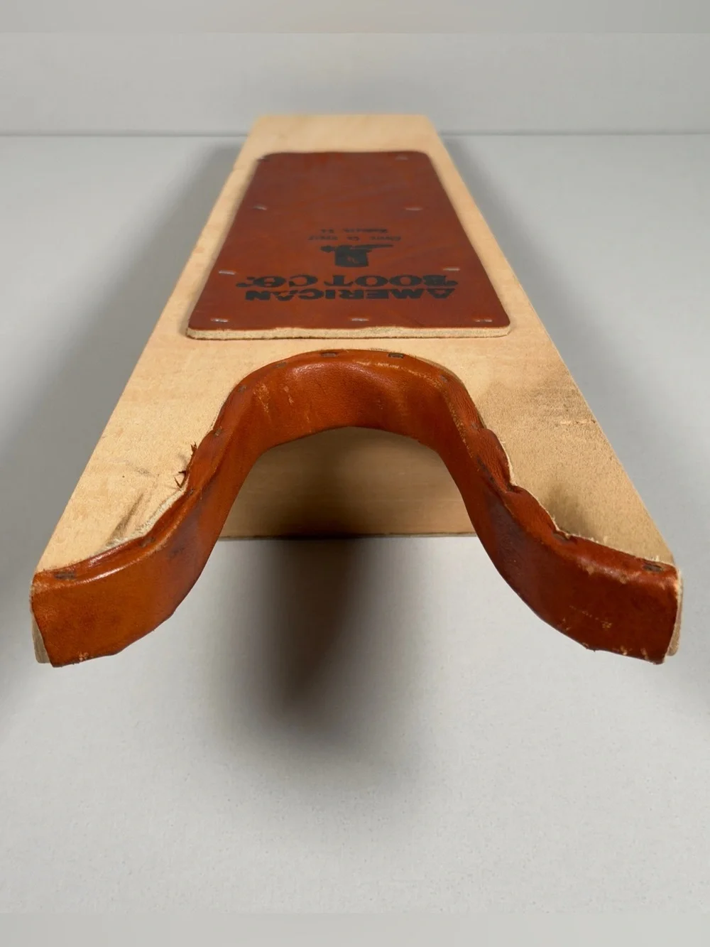 Vintage American Boot Co Wooden Boot Jack Leather Cowboy Boot Remover Puller